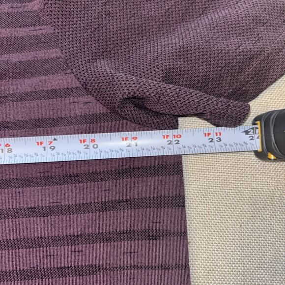 Under Armour Mens XL Purple Short Sleeve Golf Workout Gym Active Heatgear Tee - Picture 5 of 9